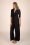 Vintage Chic for Topvintage - Callie Knot jumpsuit in zwart