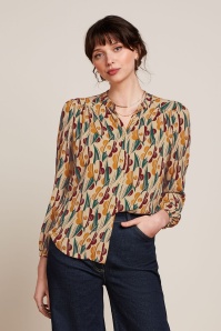 King Louie - Stella Cile blouse in pebble