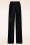 Vintage Chic for Topvintage - Piper Pleated Velvet pantalon in zwart 3