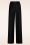 Vintage Chic for Topvintage - Piper Pleated Velvet pantalon in zwart