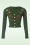 Vixen - Woodland creatures cardigan in groen