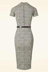 Vintage Chic for Topvintage - Topvintage exclusive ~ Jackie penciljurk in grijs gemêleerd 5