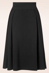 Vixen - Dina Button Waist rok in zwart 3