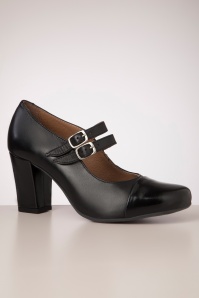 Miz Mooz - Heather Mary Jane pumps in zwart 3