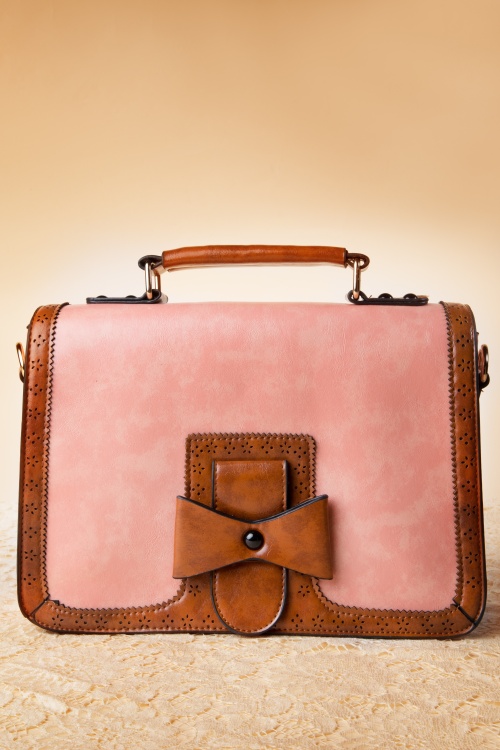 Banned Retro - Scandal Antique handtas in roze