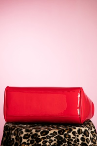 Banned Retro - Amerikanische Vintage Lacktasche in Rot 5