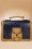 Banned Retro - Antieke Messenger Bag in blauw