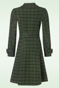 Vixen - Polly Plaid jas in groen 4