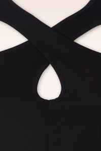 Vixen - Criss cross top in zwart 3