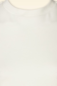 Vixen - Long sleeve jersey top in wit 3