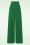 Vixen - Wide leg suspender pantalon in klaver groen 2