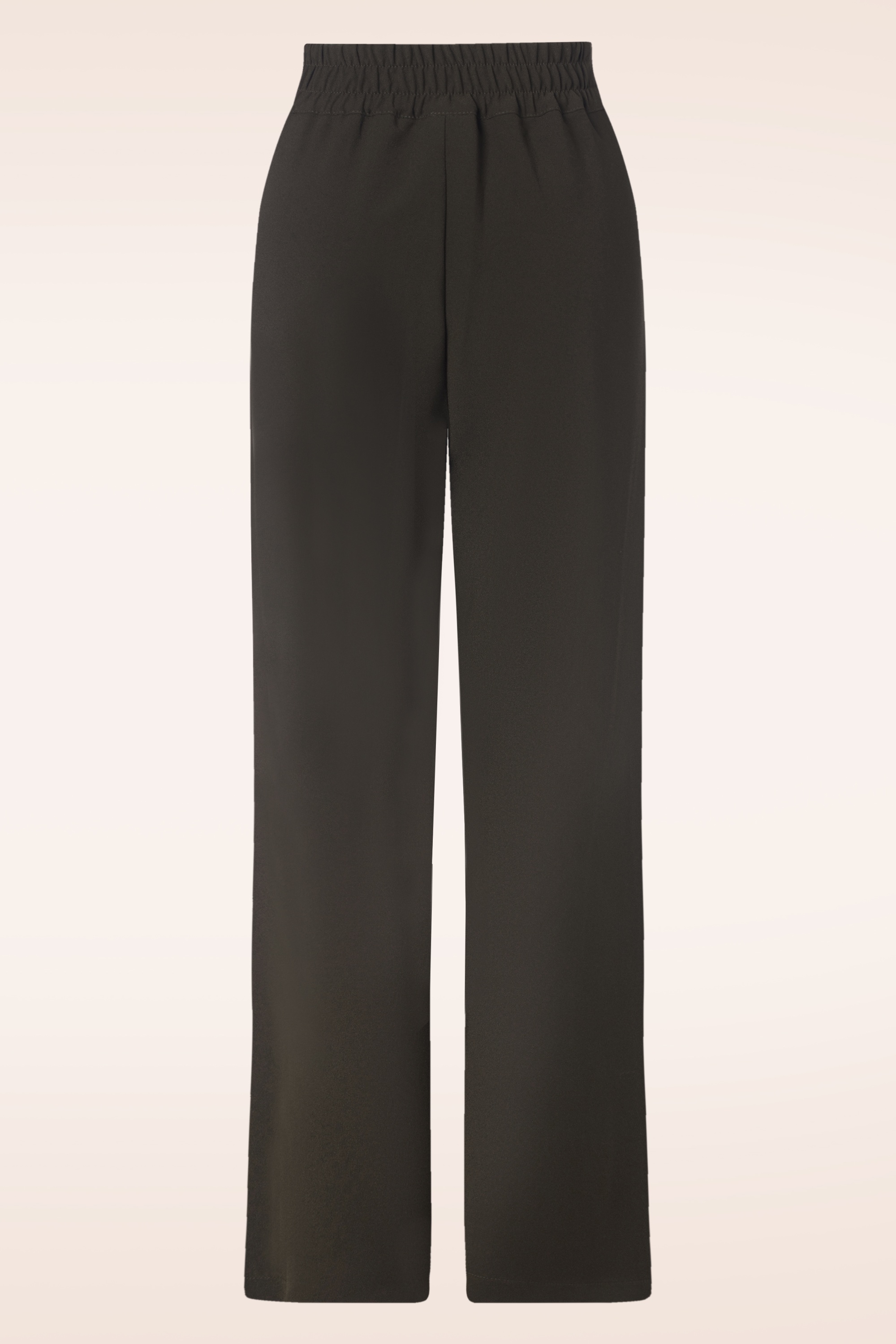 Vixen - Wide leg pantalon in bruin 3