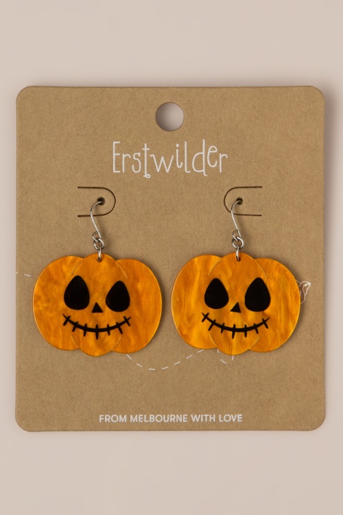 Erstwilder - Jack O Lantern oorbellen