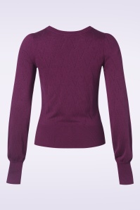 Banned Retro - Ruth jumper in magenta 3