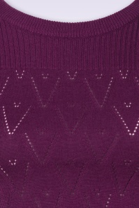 Banned Retro - Ruth jumper in magenta 2