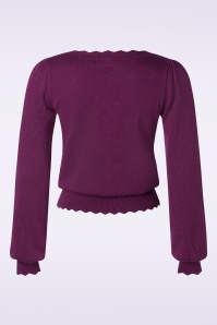 Banned Retro - Scarlet jumper in magenta 3