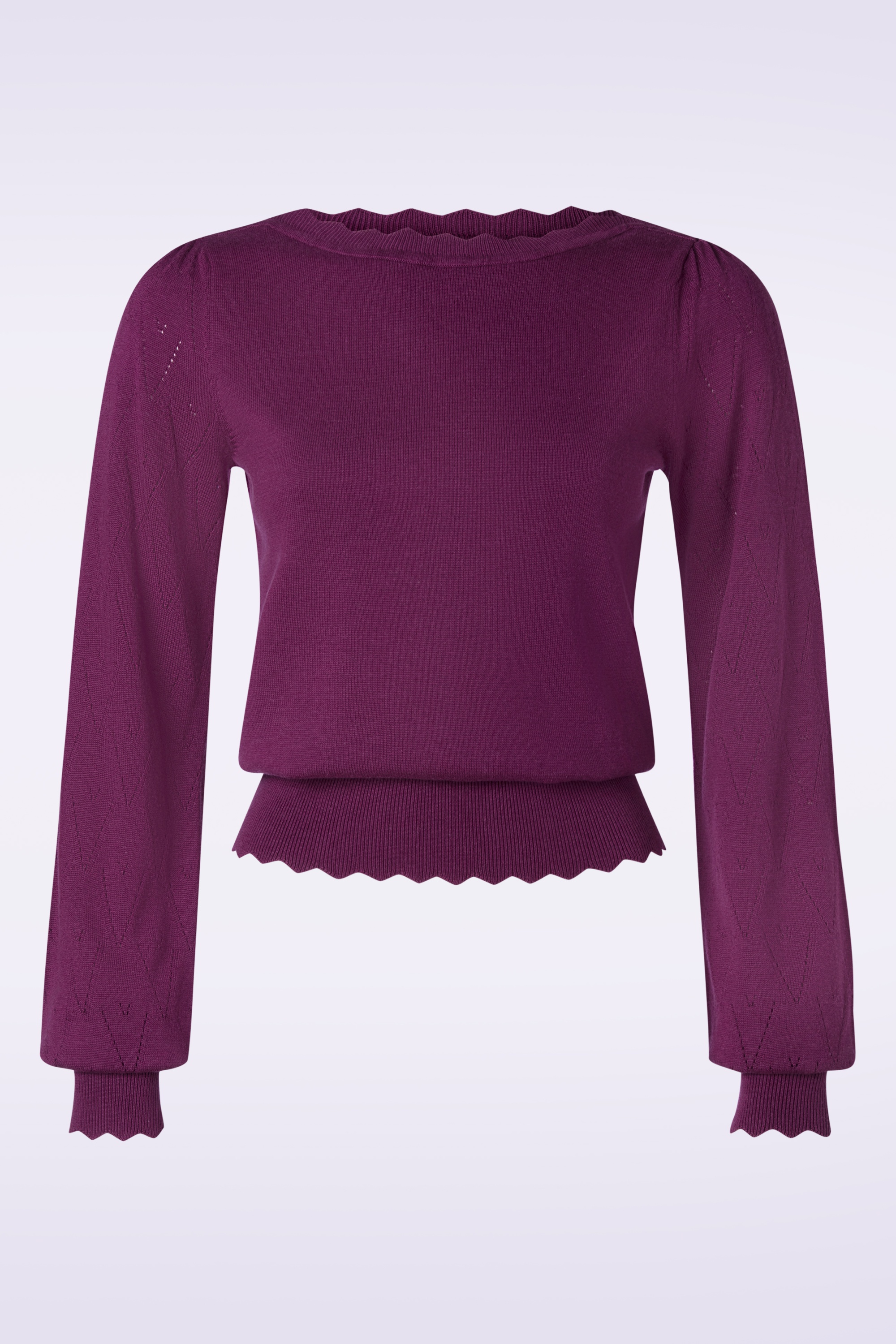 Banned Retro - Scarlet jumper in magenta