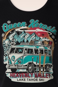 Queen Kerosin - Heavenly Valley t-shirt in zwart 2