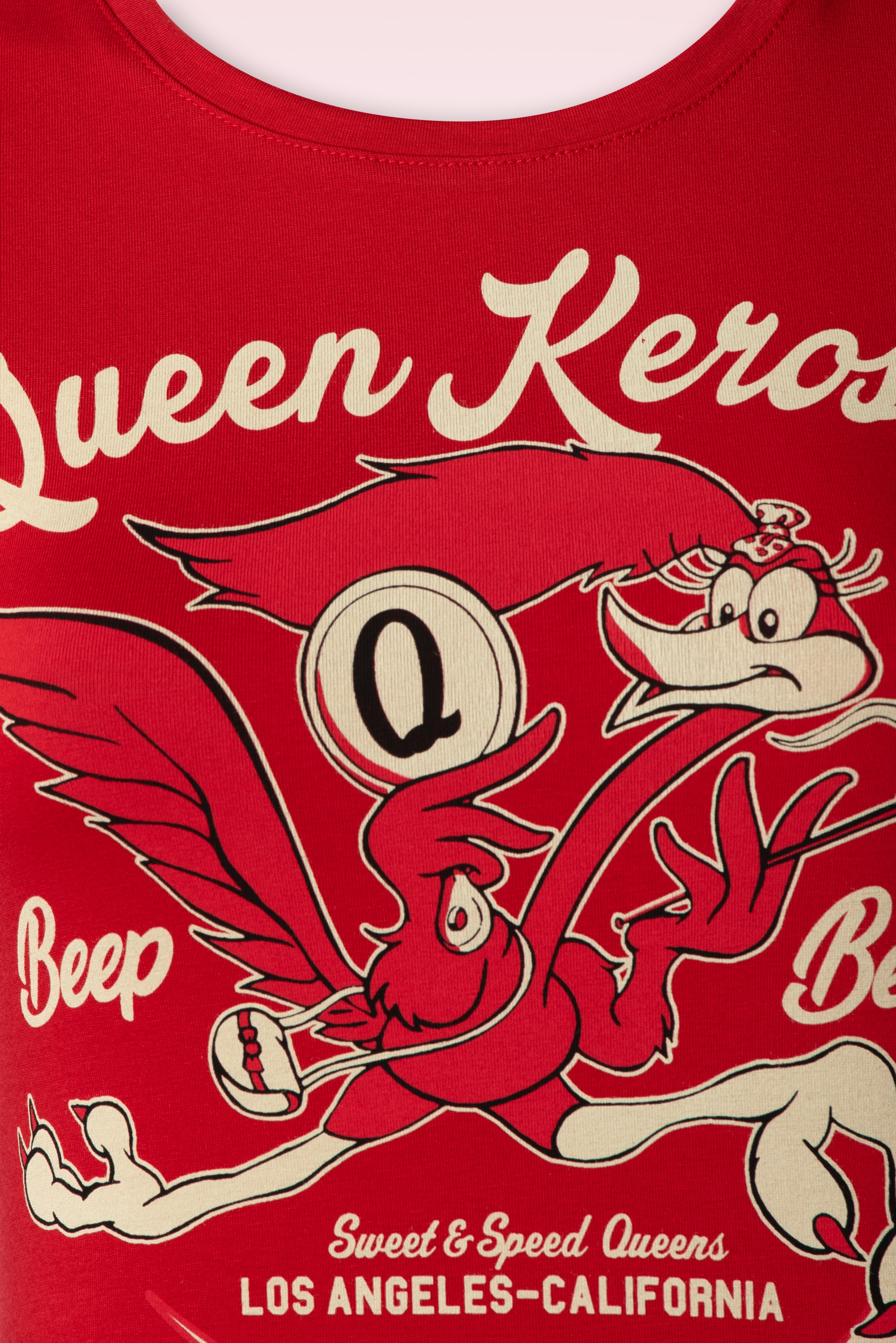 Queen Kerosin - Sweet and Speed T-shirt in rood 2