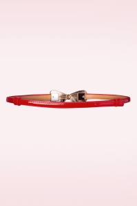 Banned Retro - Lana Bow riem in Rood 2