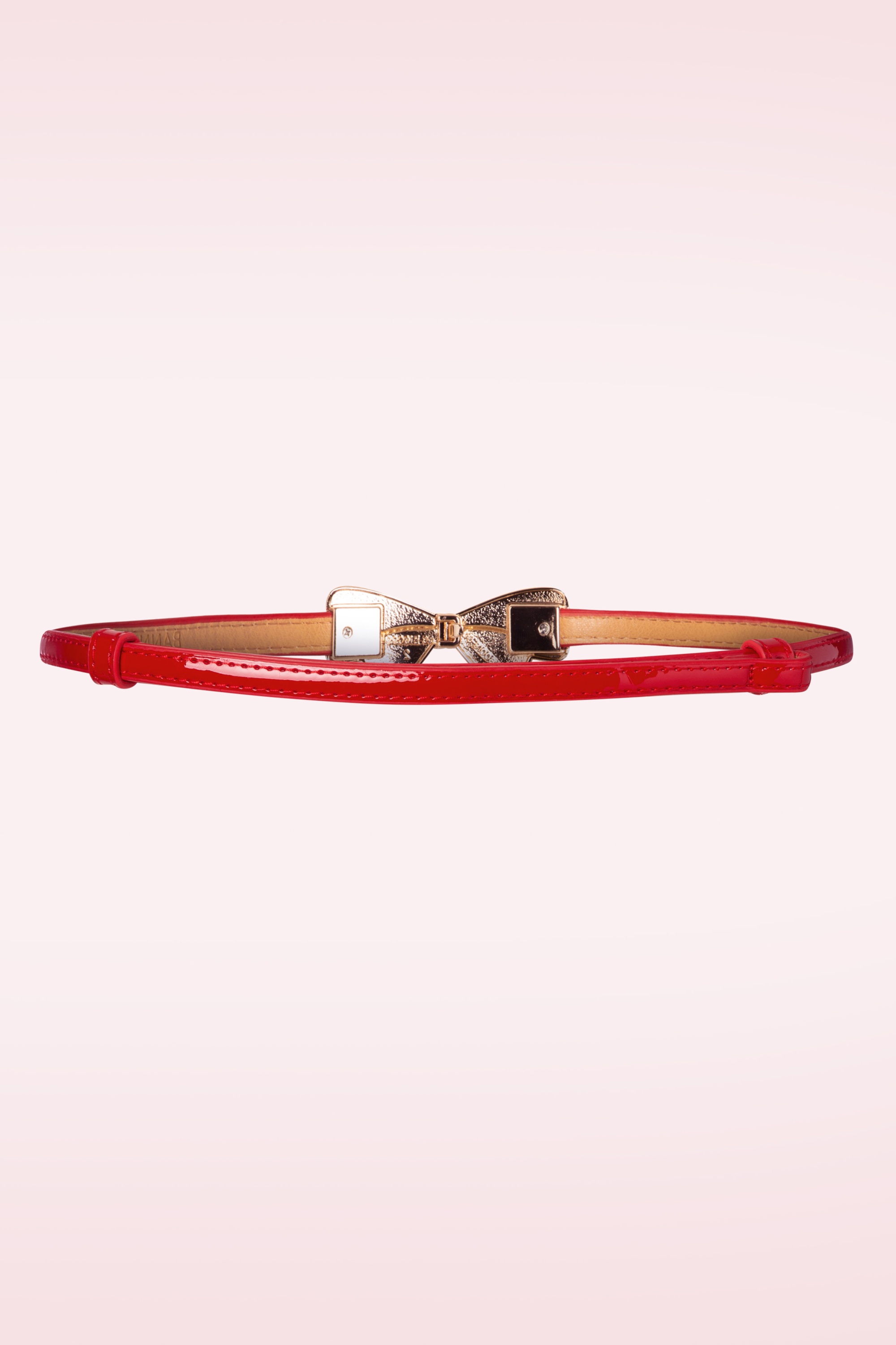 Banned Retro - Lana Bow riem in Rood 2