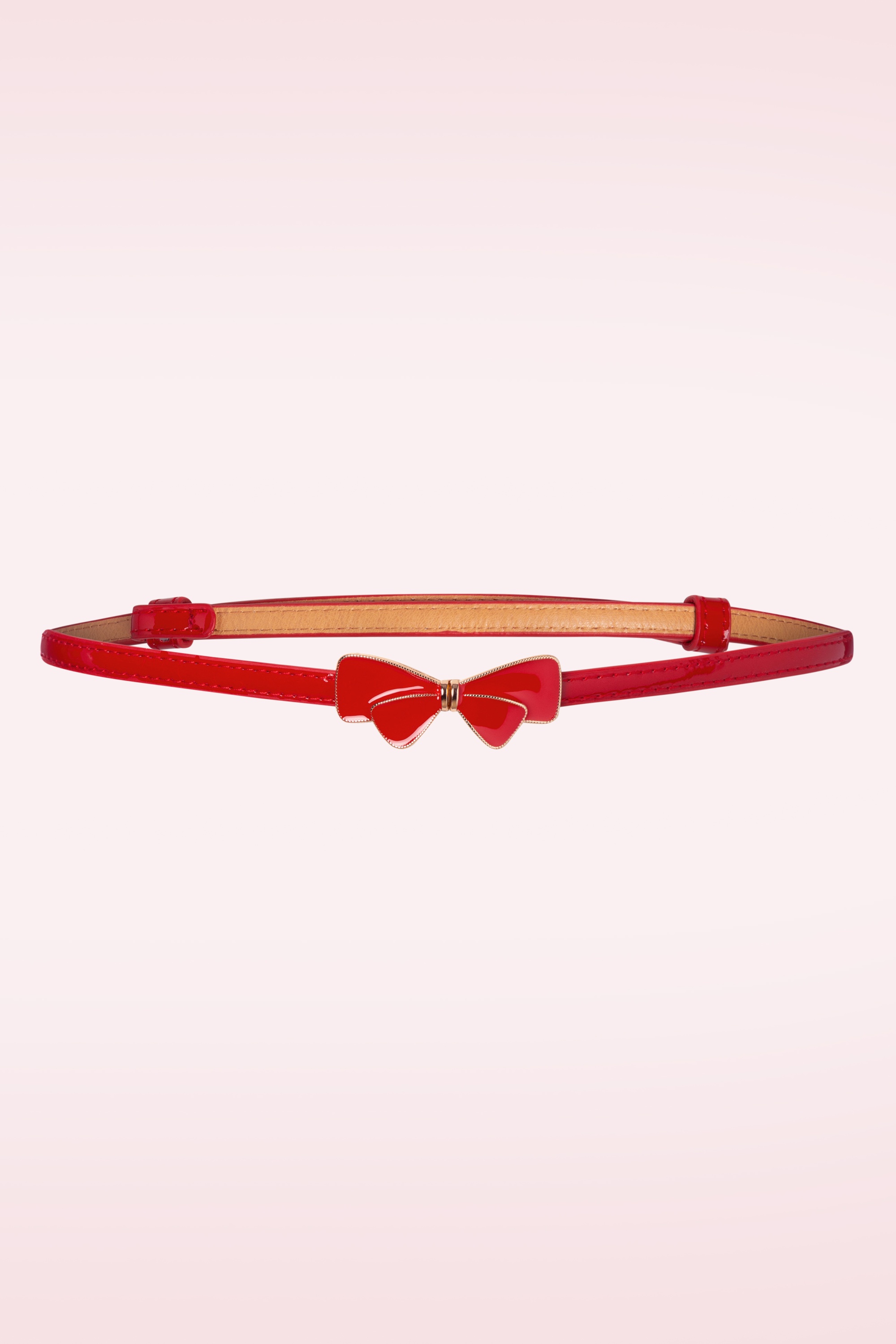 Banned Retro - Lana Bow riem in Rood