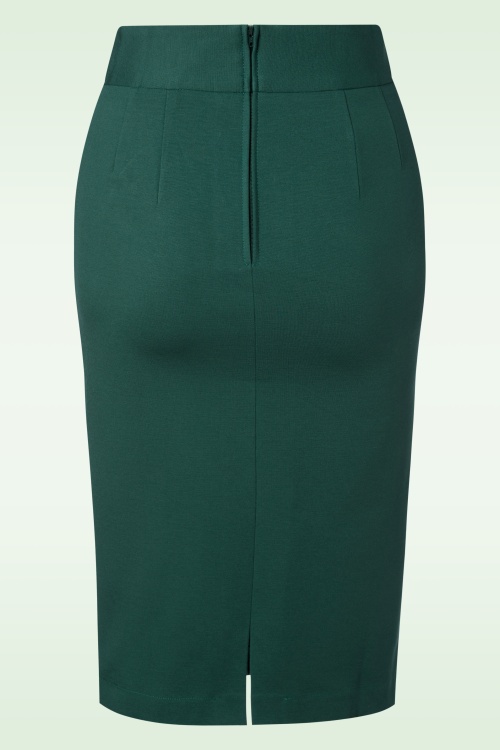 Pencil cut skirt green best sale