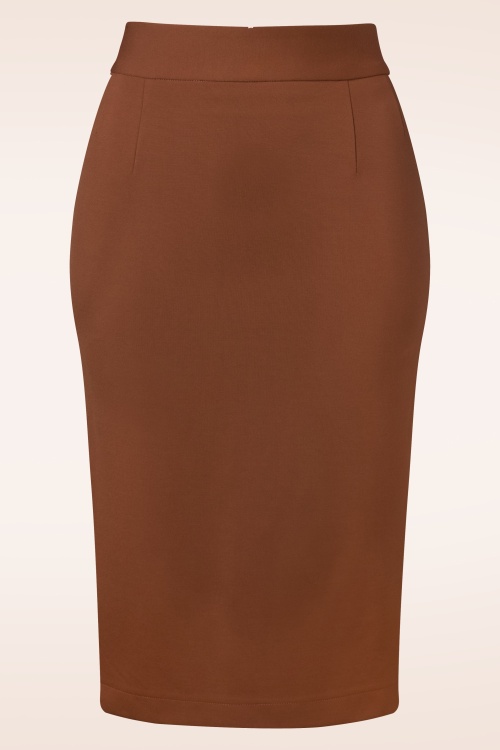 Khaki pencil skirt 50s best sale