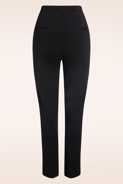 Glamour Bunny Business Babe - Lena Lynn travel trousers in zwart 5