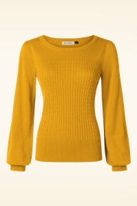 Banned Retro - Una jumper in mosterd