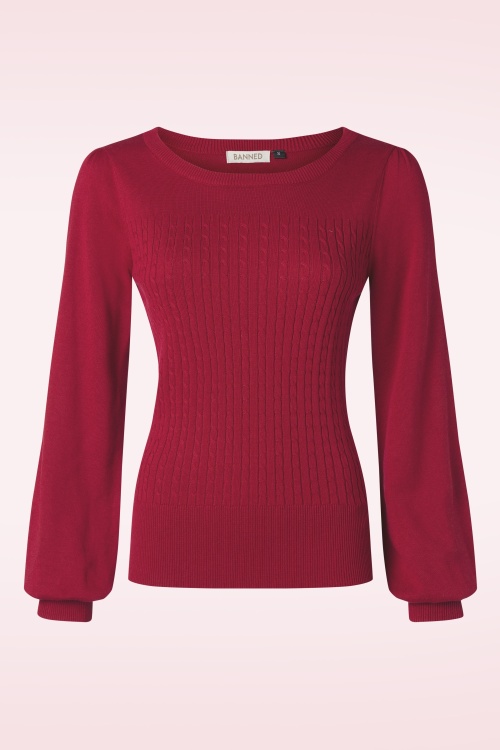 Banned Retro - Una jumper in zwart