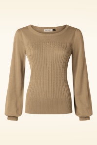 Banned Retro - Una jumper in biscuit 2