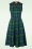 Banned Retro - Winter Check swing rok in groen