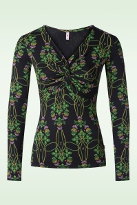 Blutsgeschwister - Hot Knot Lacy top in Thistle Hood