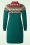 Blutsgeschwister - Scandi Woods gebreide jurk in Nostalgic Island Green 3