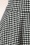 Banned Retro - Florence Houndstooth gebreide swing rok in zwart  2