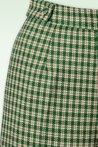 Banned Retro - Ruby Check pantalon in groen 2