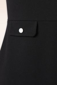 Vintage Chic for Topvintage - Topvintage exclusive ~ Tammy a-lijn jurk in zwart 2