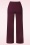 Surkana - Emilia pantalon met hoge taille in merlot 3