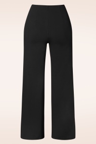 Surkana - Emilia pantalon met hoge taille in zwart 3