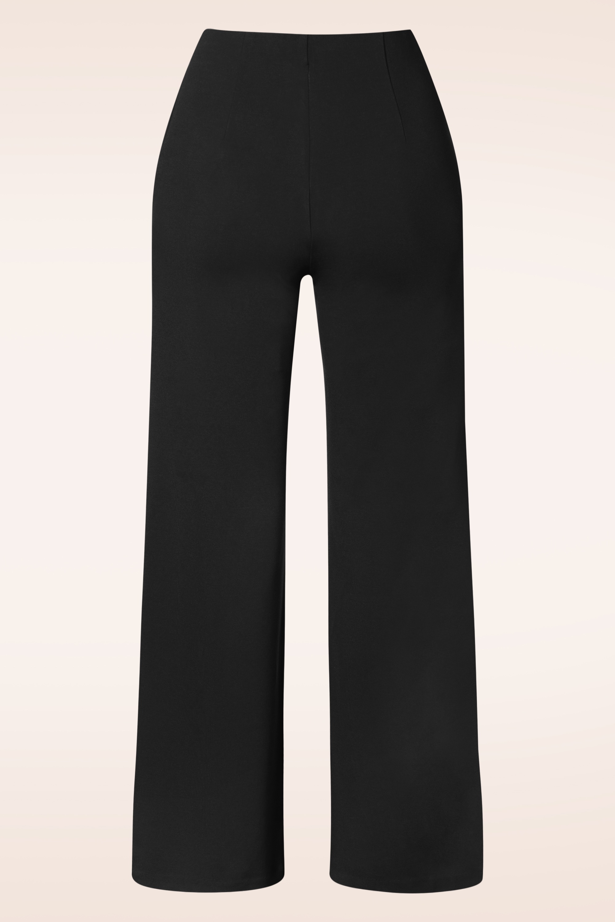 Surkana - Emilia pantalon met hoge taille in zwart 3