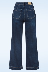 Surkana - Ryann jeans broek in diepblauw 3