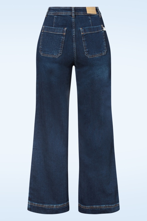 Surkana - Ryann jeans broek in diepblauw 3