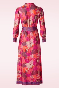 K-Design - Paula polo maxi jurk in roze 4