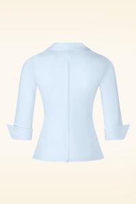 Glamour Bunny Business Babe - Dianne blouse in Horizonblauw 6