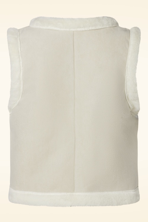 Smashed Lemon - Nola Waistcoat Gilet in zand 3