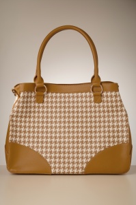 Vixen - Houndstooth Everyday tas in okerbruin 5