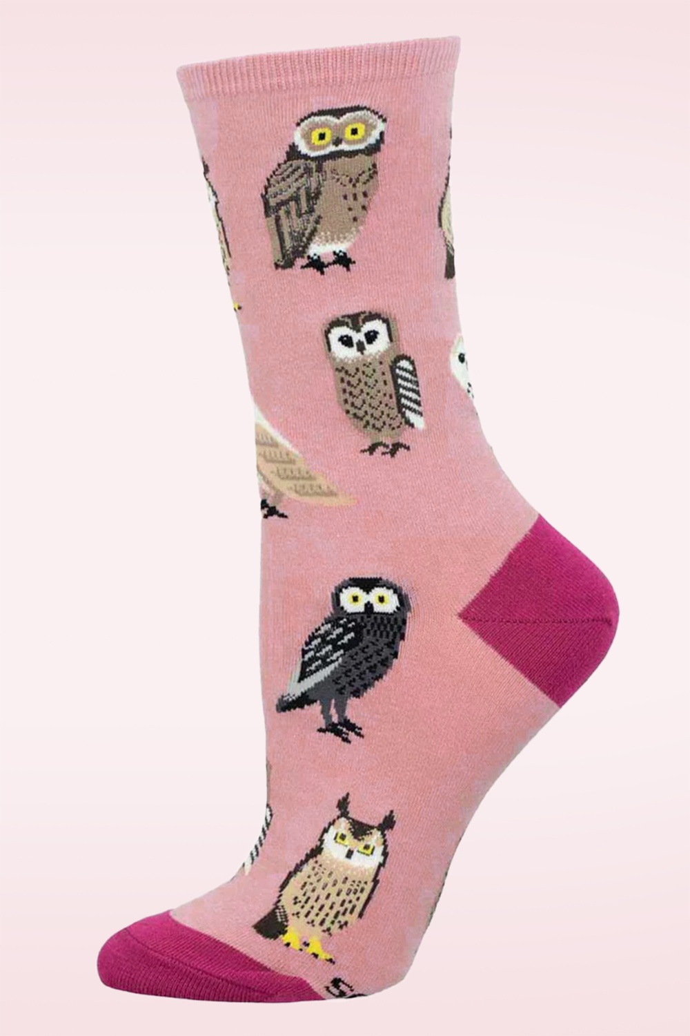 Socksmith - Parliament of Owls sokken in roze