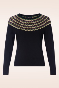 King Louie - Andie Woogie top in zwart 2