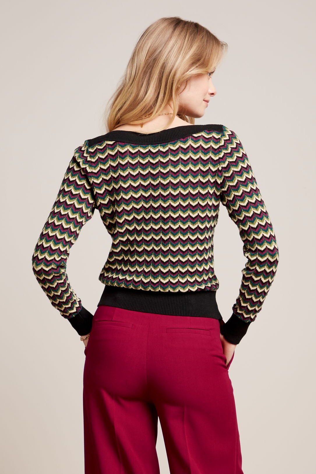 King Louie - Audrey Woogie top in zwart 5